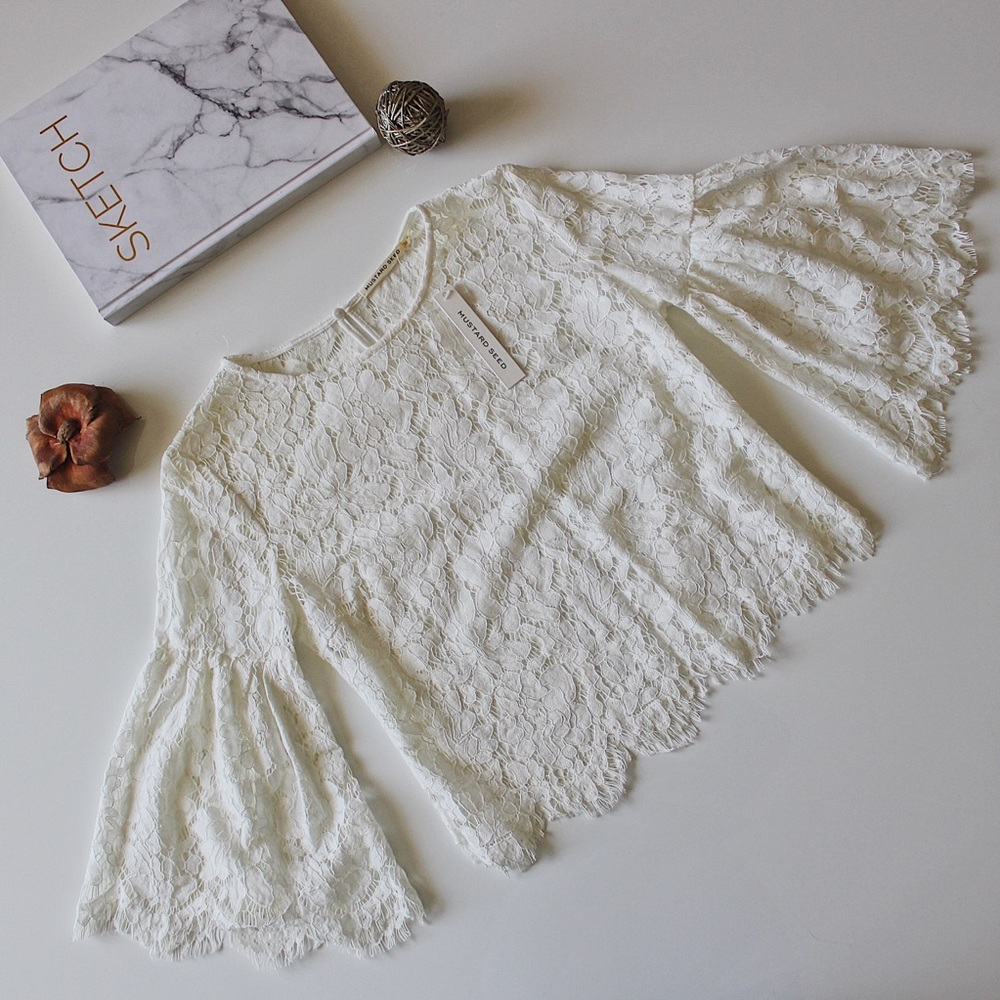 Mustard Seed Bell Crop White Top